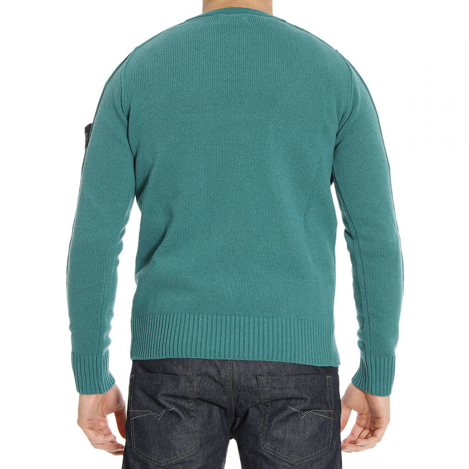 stone island green crewneck