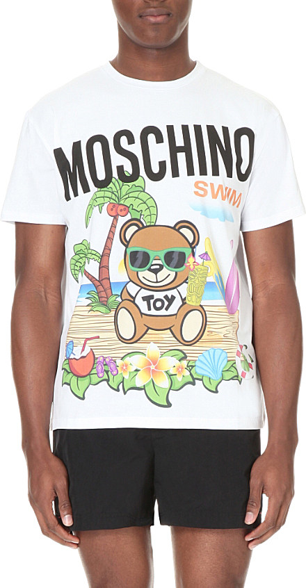 moschino teddy bear mens