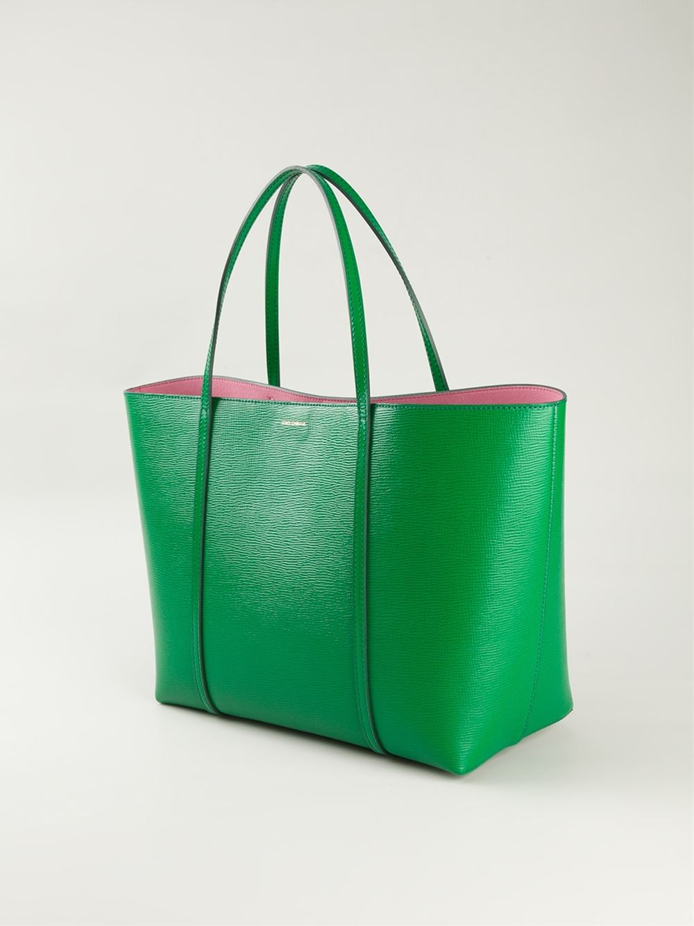 green shopper bag