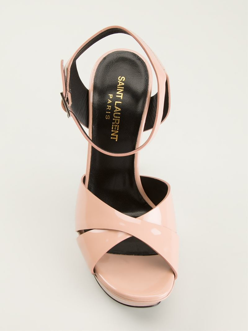 saint laurent bianca platform sandals