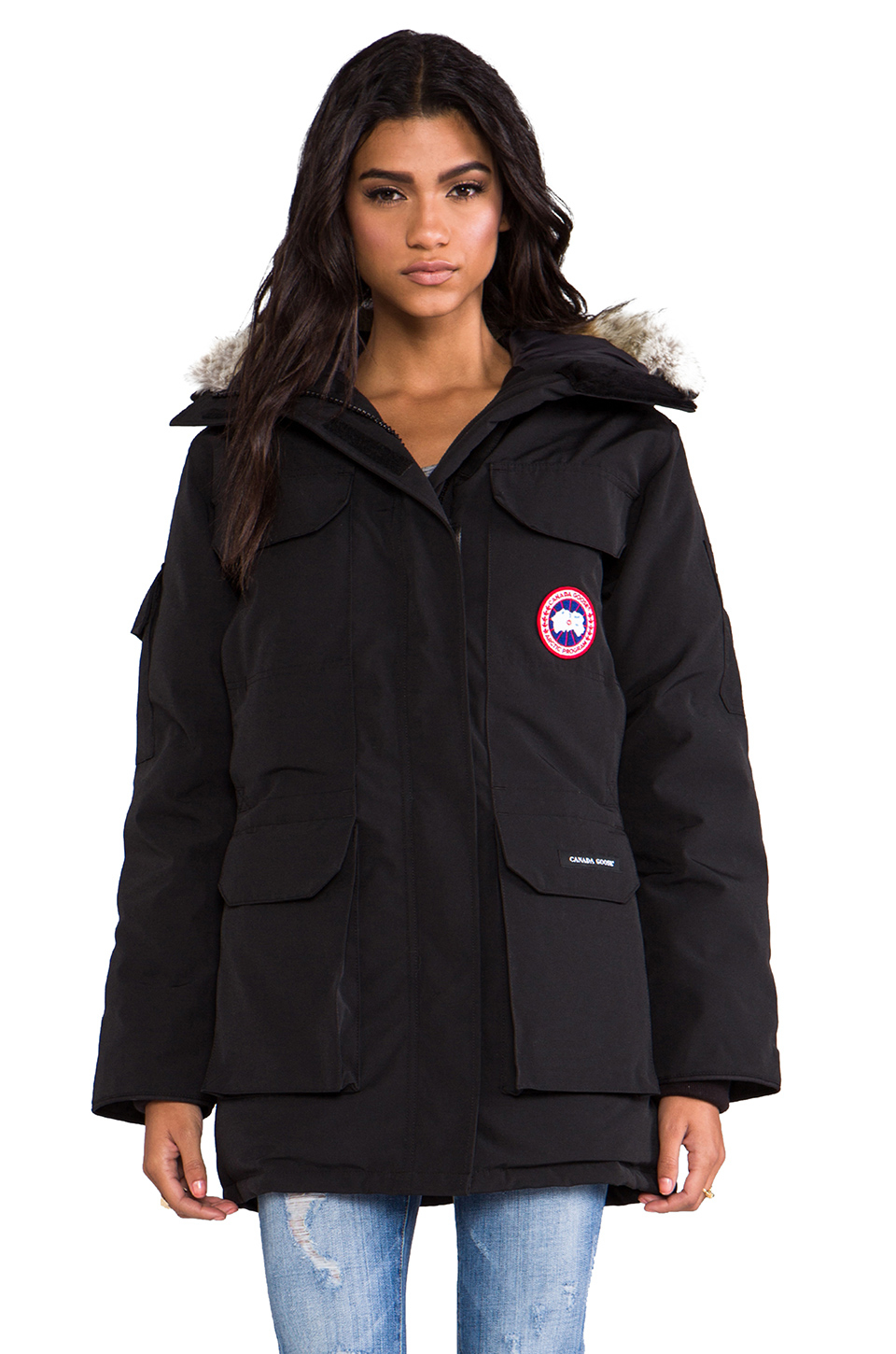Lyst - Canada Goose Expedition Parka With Coyote Fur Trim in Black