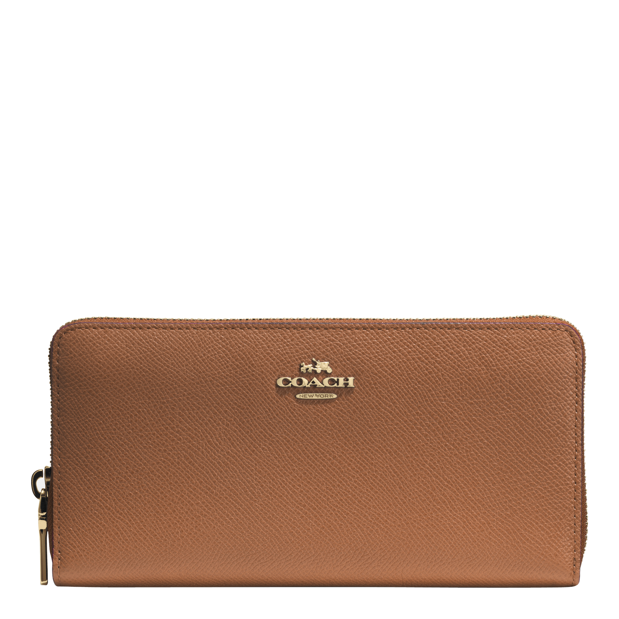 Coach Embossed Wallet in Brown Lyst