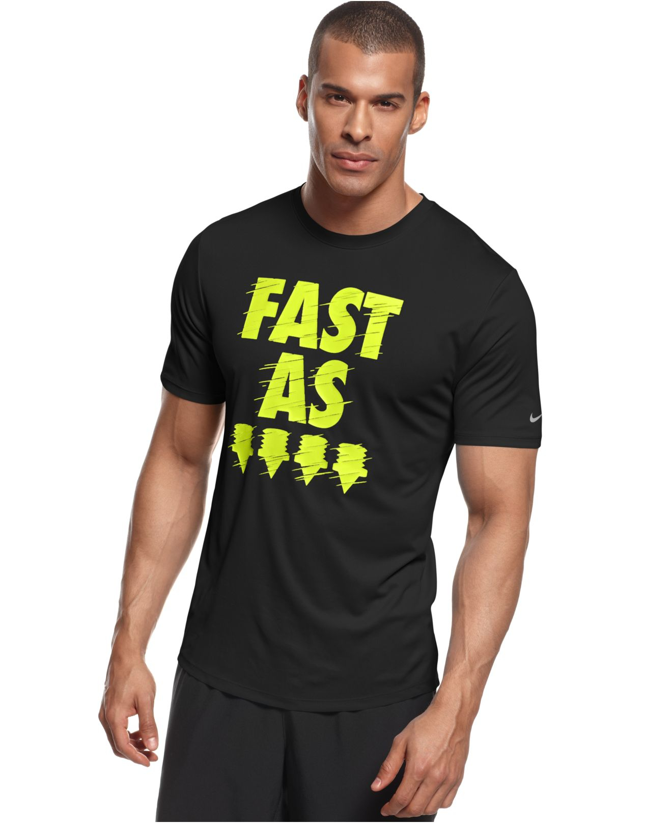 Nike 'Fast As' T-Shirt in Black for Men | Lyst