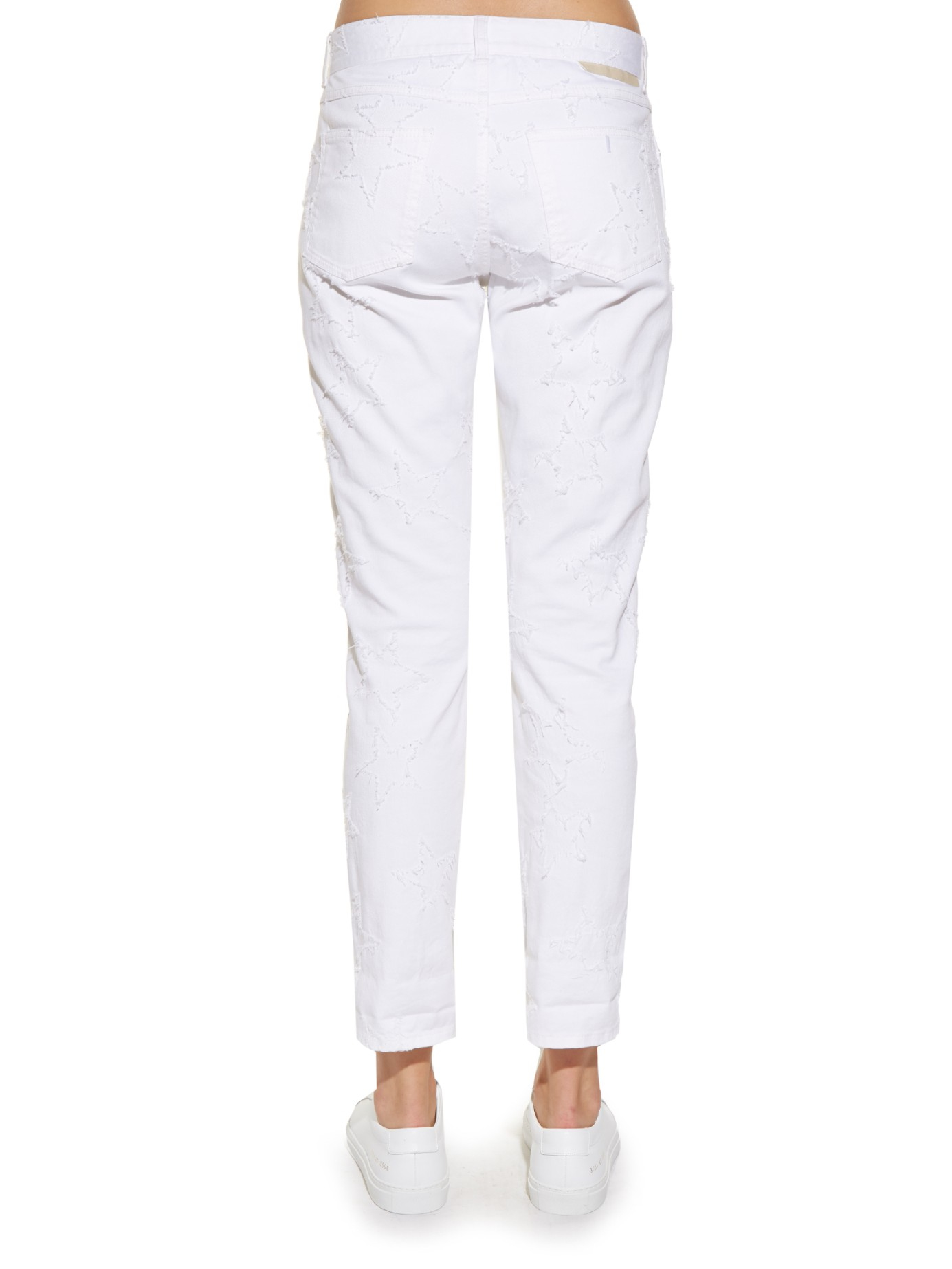 stella mccartney white jeans
