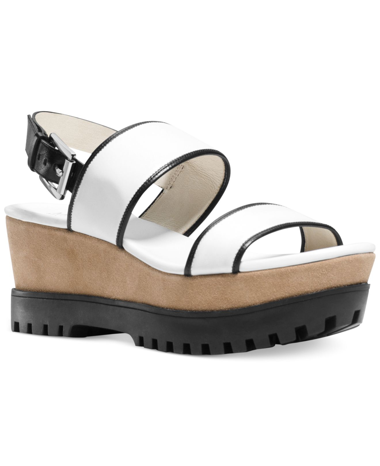 michael kors gillian mid wedge sandals