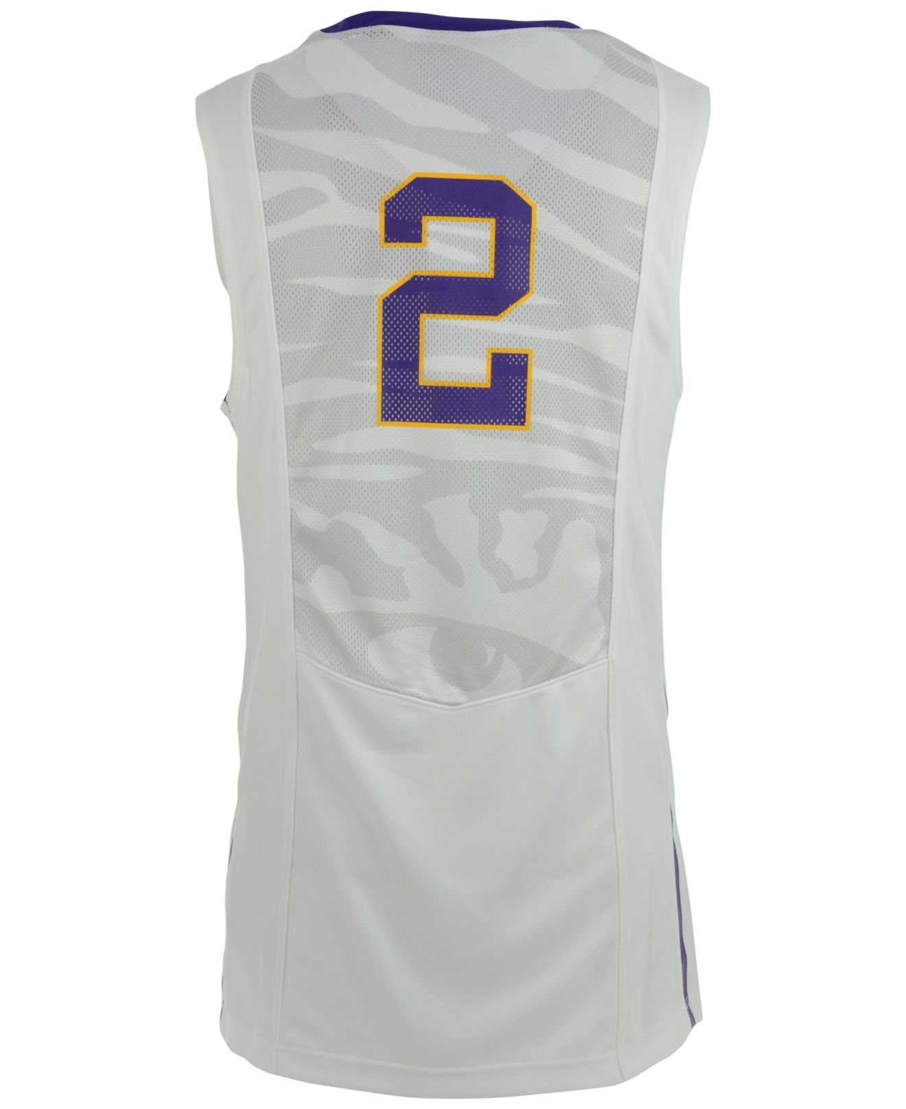 Download Nike Men's Lsu Tigers Replica Basketball Jersey in White ...