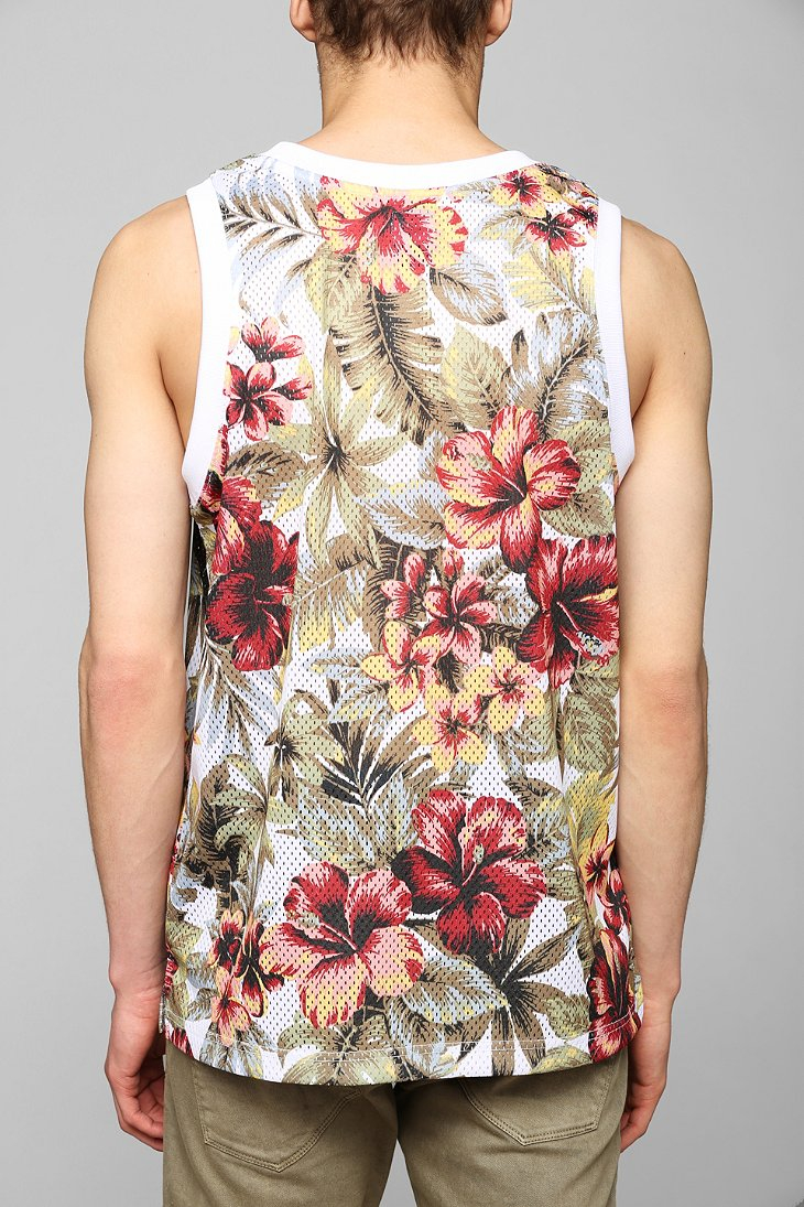 Stussy Island Floral Mesh Tank Top for Men | Lyst Canada