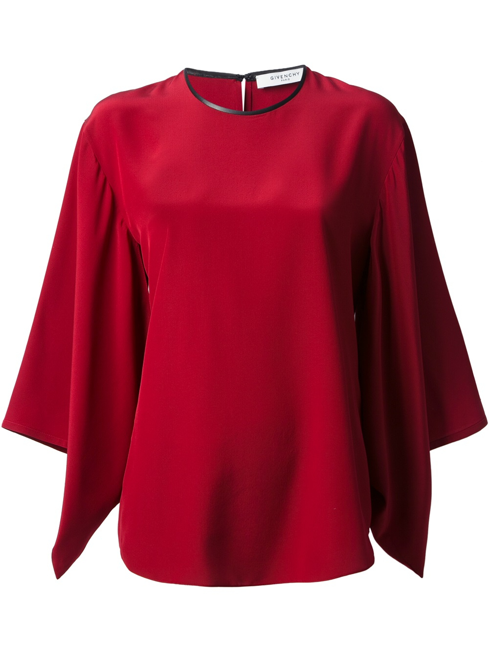 red batwing top