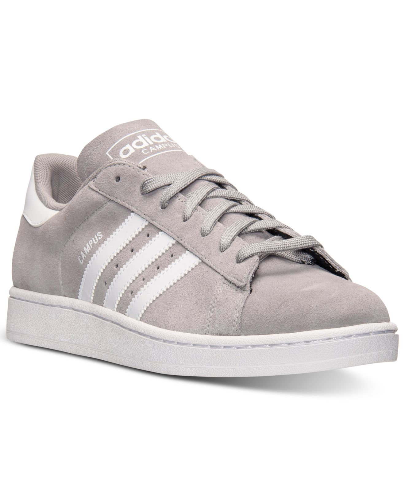 Adidas Men'S Campus Casual Sneakers From Finish Line in Gray for Men ...