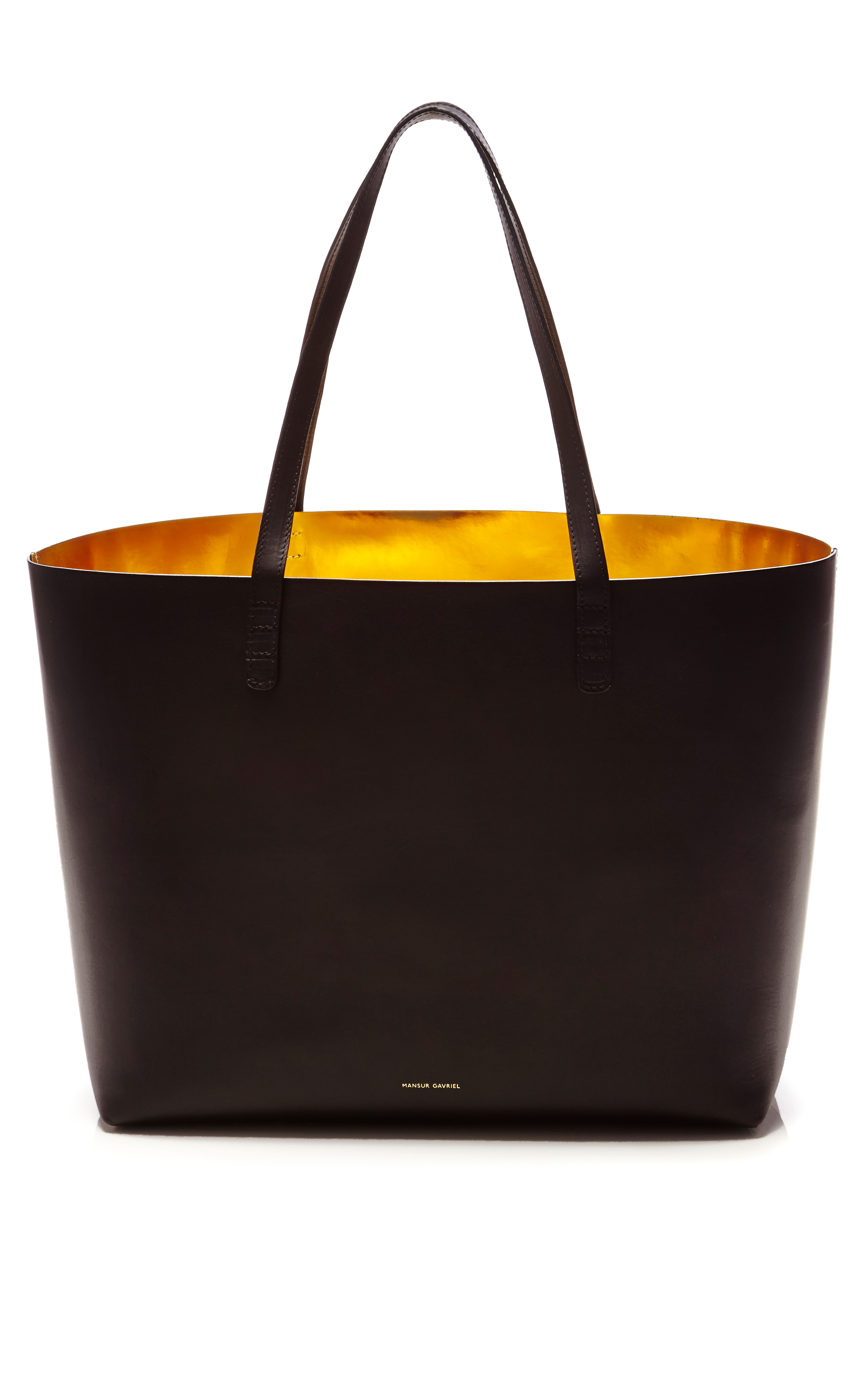 Mansur gavriel black large 2024 tote
