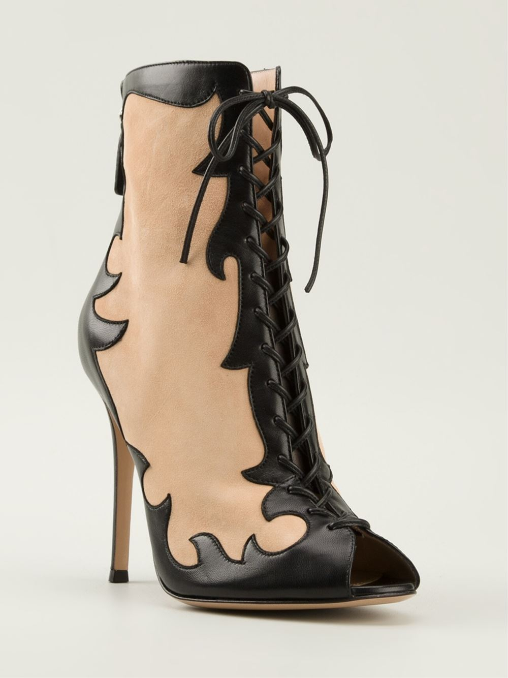 gianvito rossi lace up ankle boots