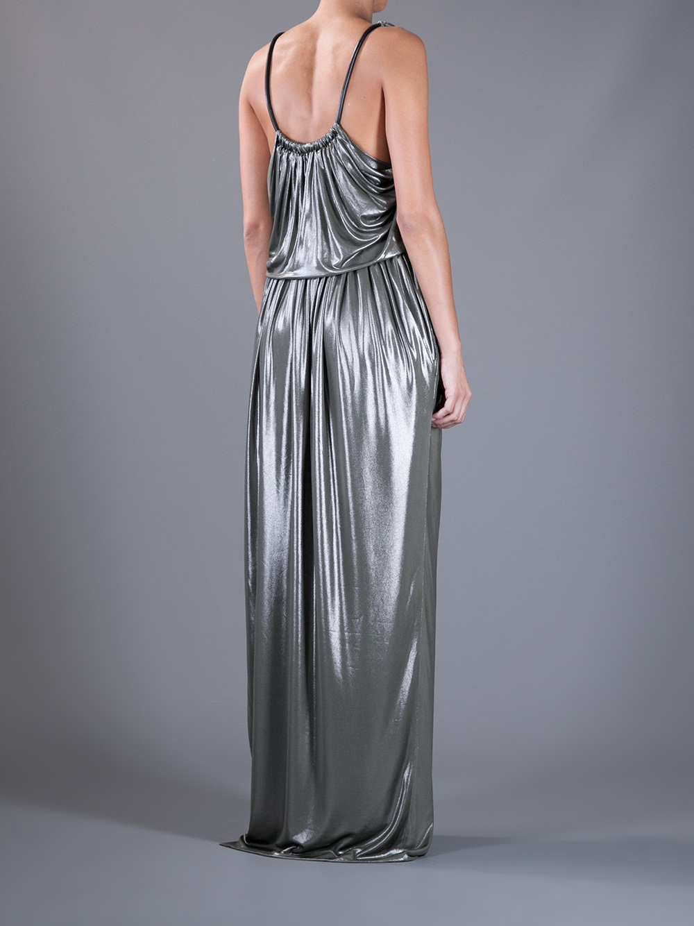 balenciaga long dress