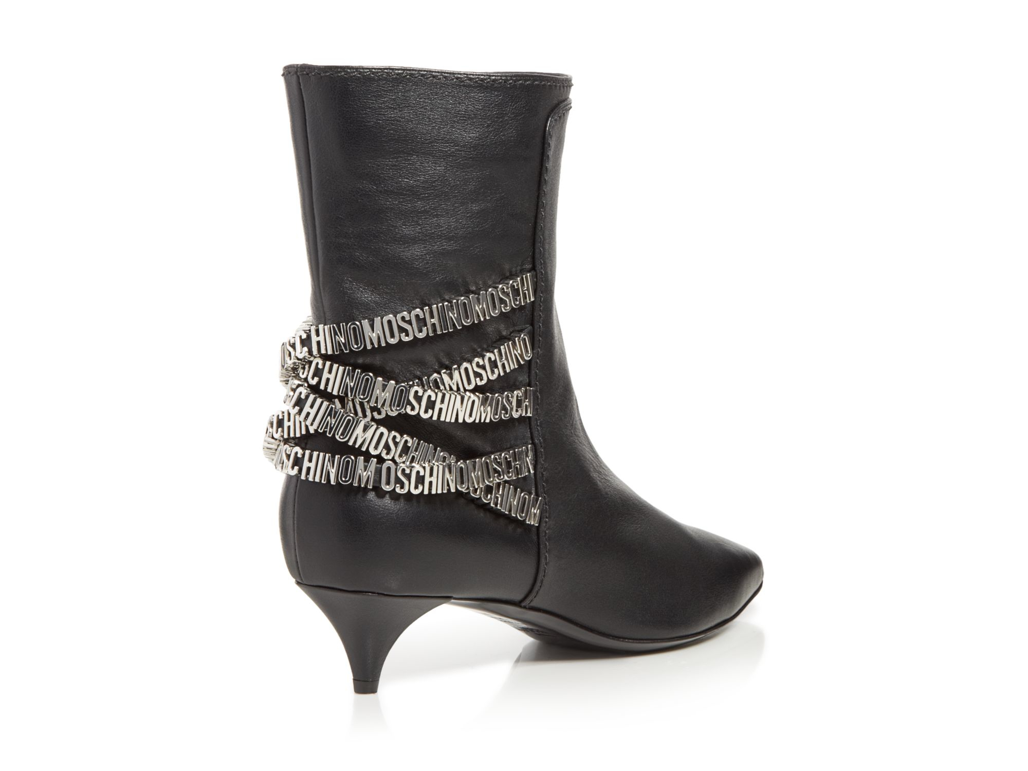 moschino booties