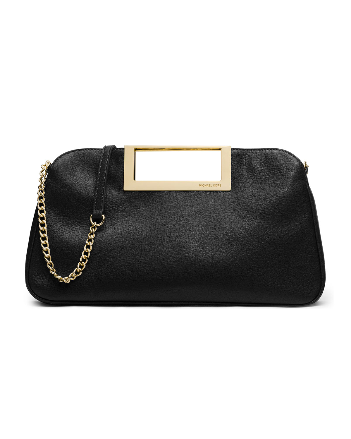 Lyst Michael Michael Kors Berkley Large Clutch Bag in Black