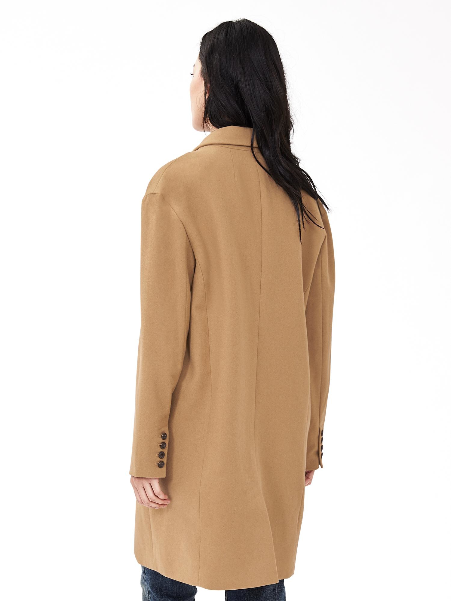 Banana Republic Wool Camel Double Breasted Coat In Natural Lyst