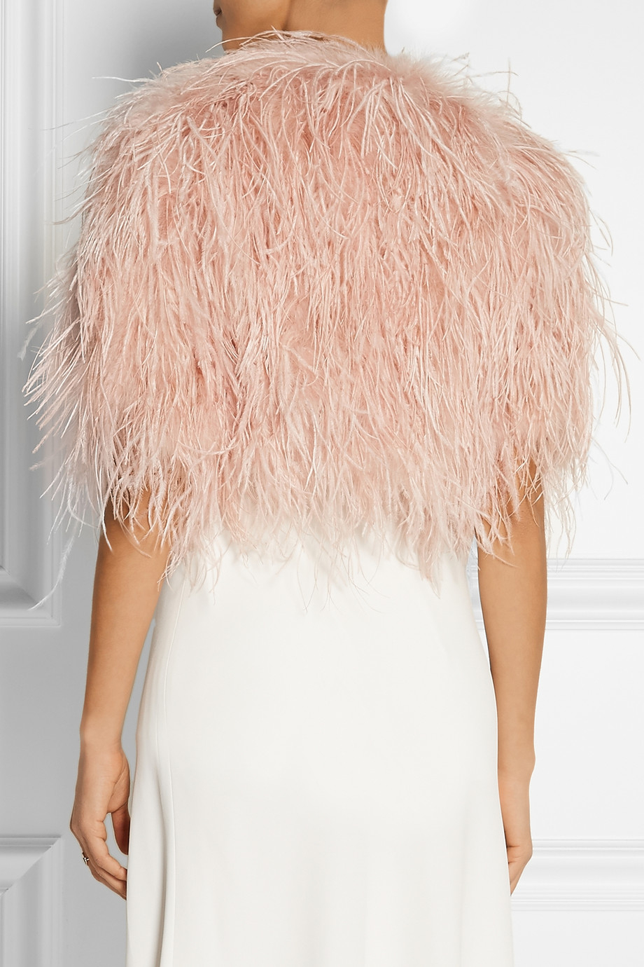 jenny packham feather cape