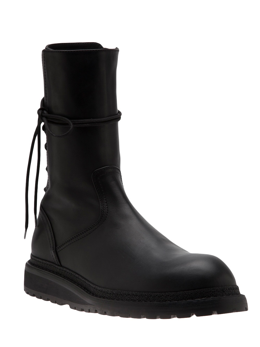 Ann Demeulemeester Back Lace Up Boot in Black for Men - Lyst