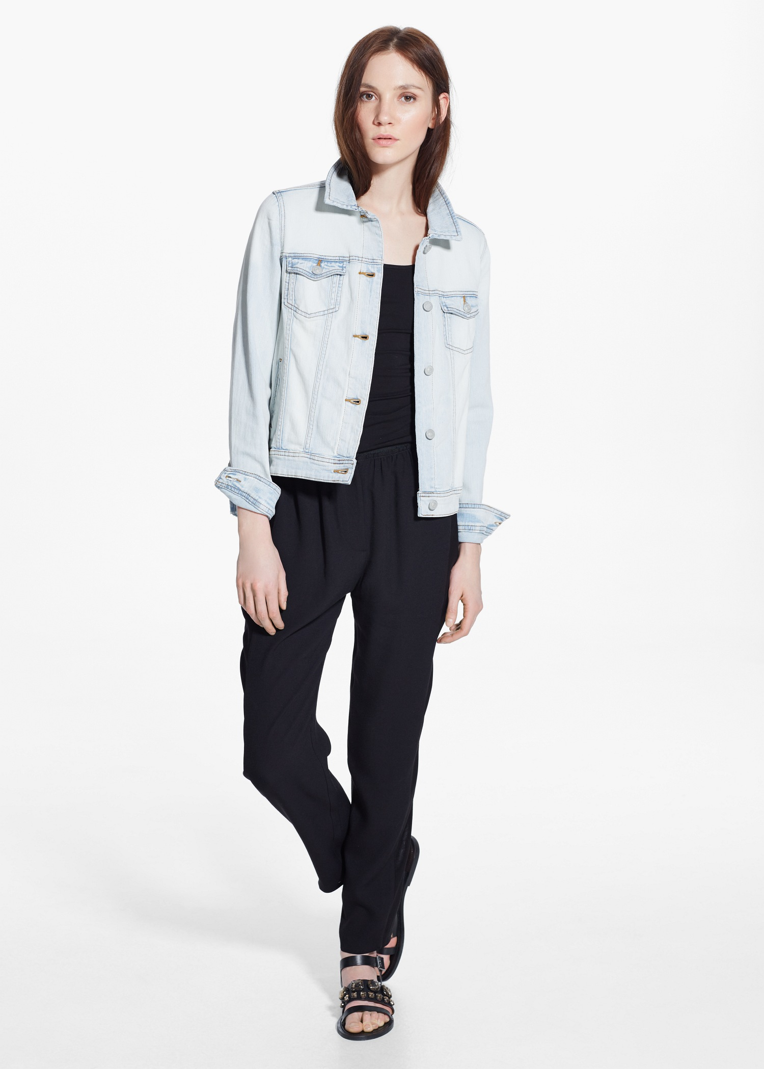 Jeans Jacket Bleach - Jeans Da
