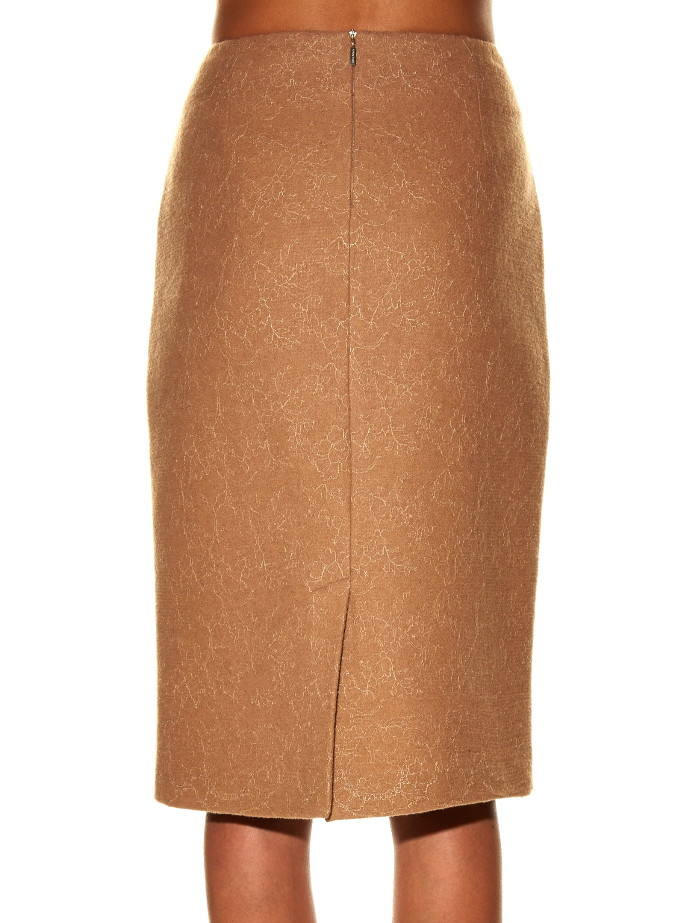 Max Mara Zanzara Skirt in Camel (Natural) - Lyst