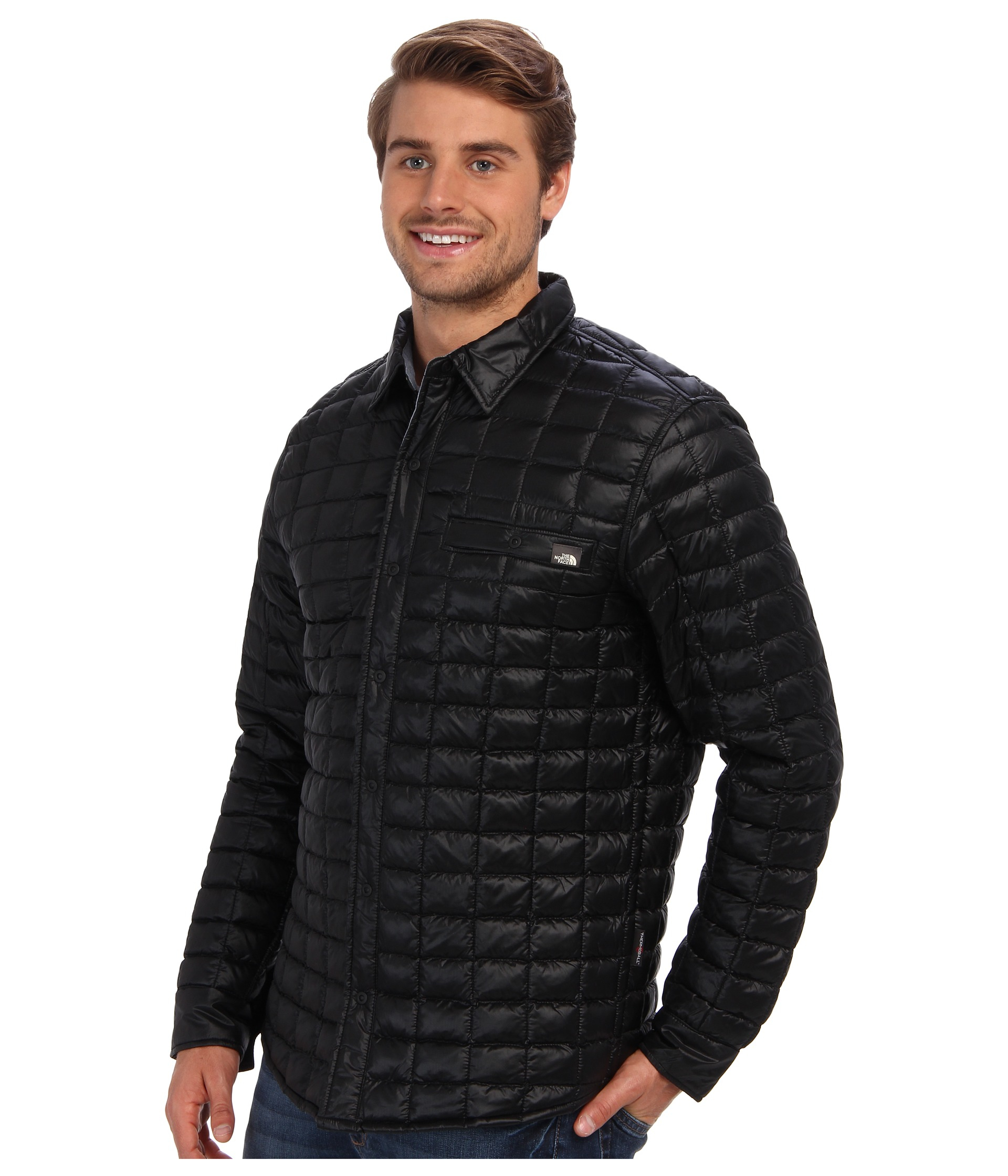 the north face reyes thermoball shirt jacket