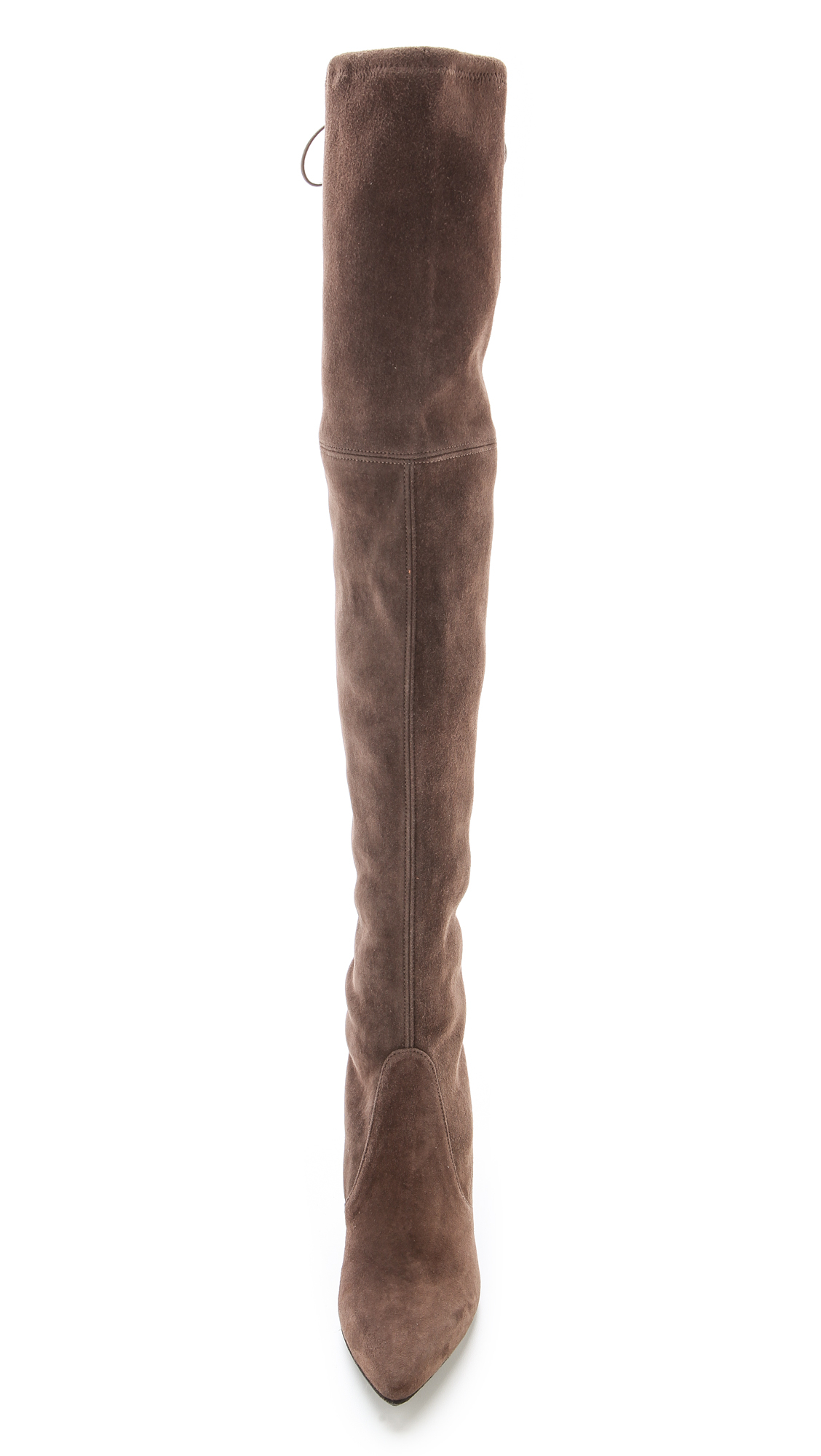 Lyst - Stuart Weitzman High Street Over The Knee Boots - Funghi in Brown