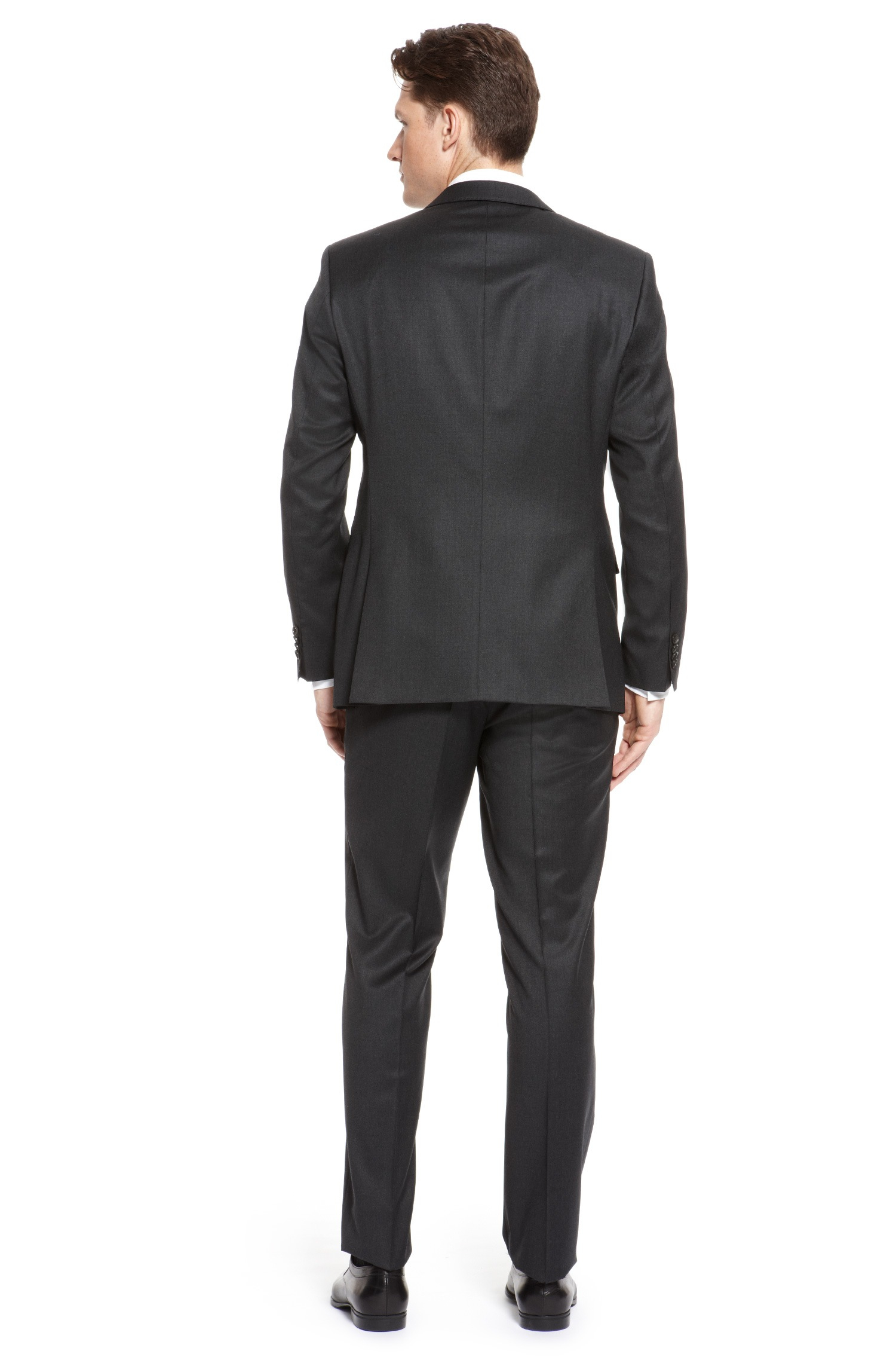 BOSS by HUGO BOSS 'the James/sharp' | Regular Fit, Super 100 Virgin Wool  Suit in Dark Grey (Gray) for Men - Lyst
