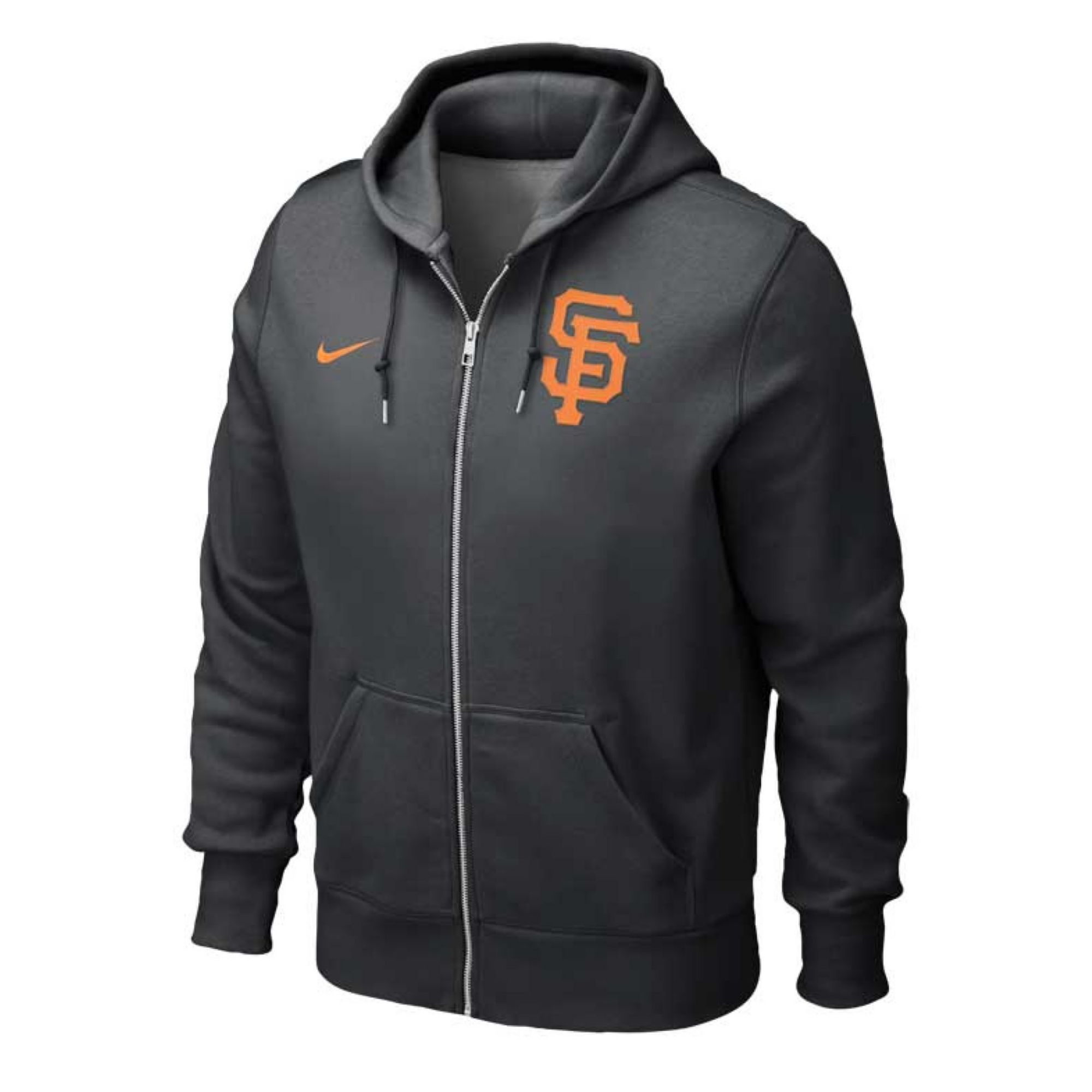 Nike San Francisco Giants Full Zip Classic Hoodie in Black | Lyst