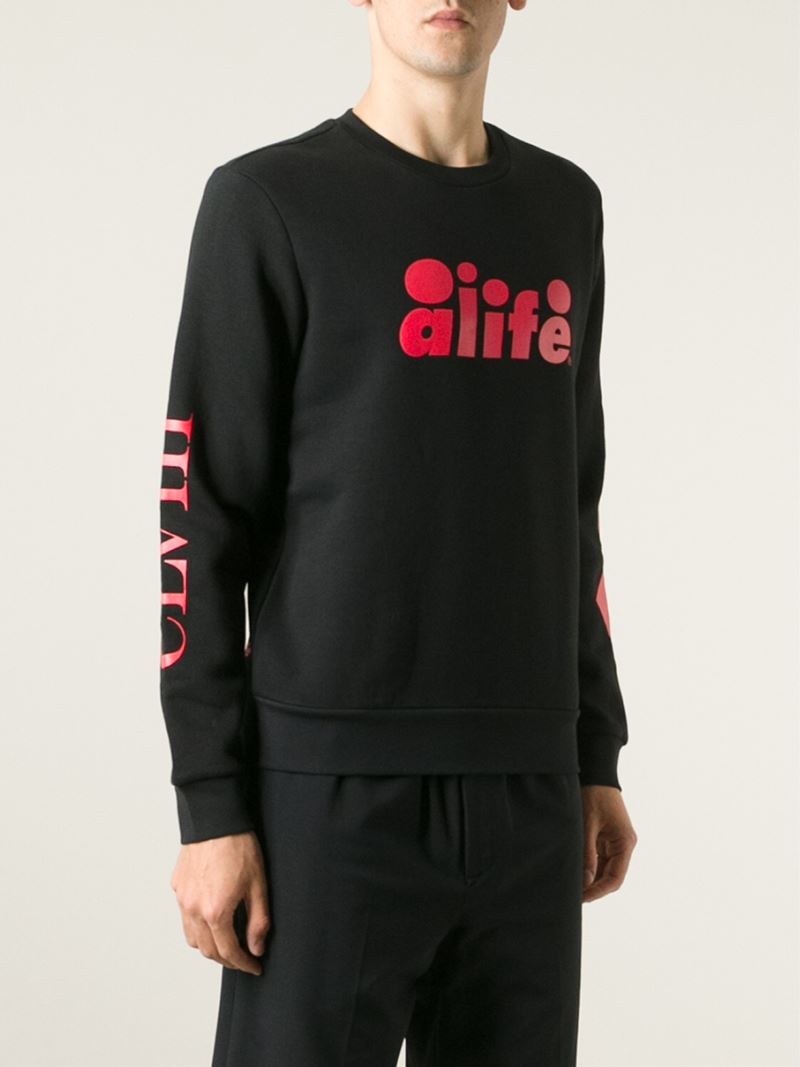 PUMA X Alife Logo Print Sweatshirt in Black for Men | Lyst UK