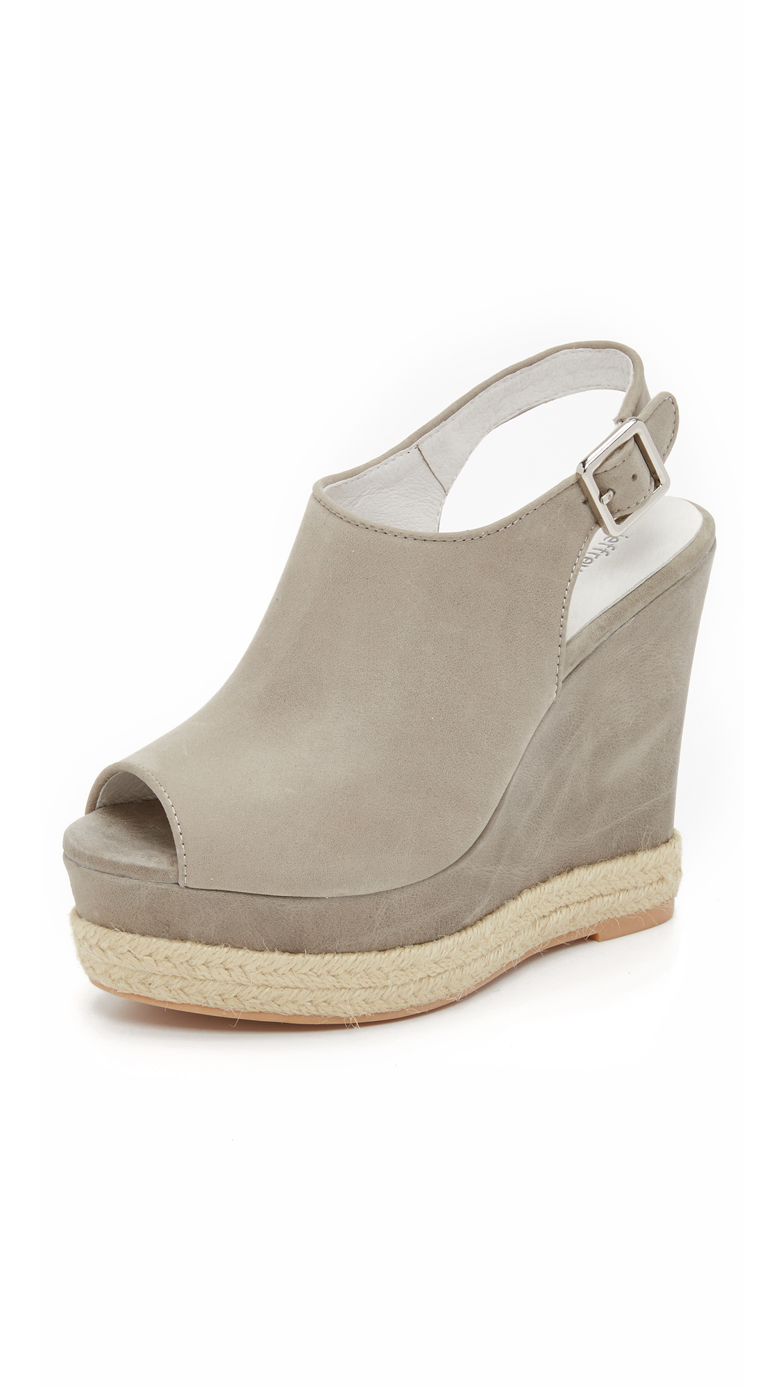 Lyst Jeffrey Campbell Dexter Wedge Sandals in Gray