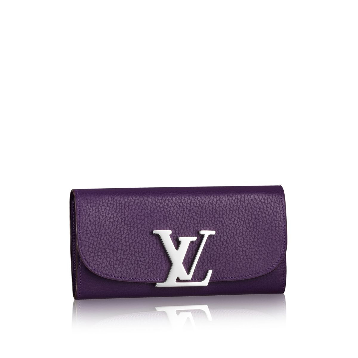 Louis vuitton Vivienne Lv Long Wallet in Purple | Lyst