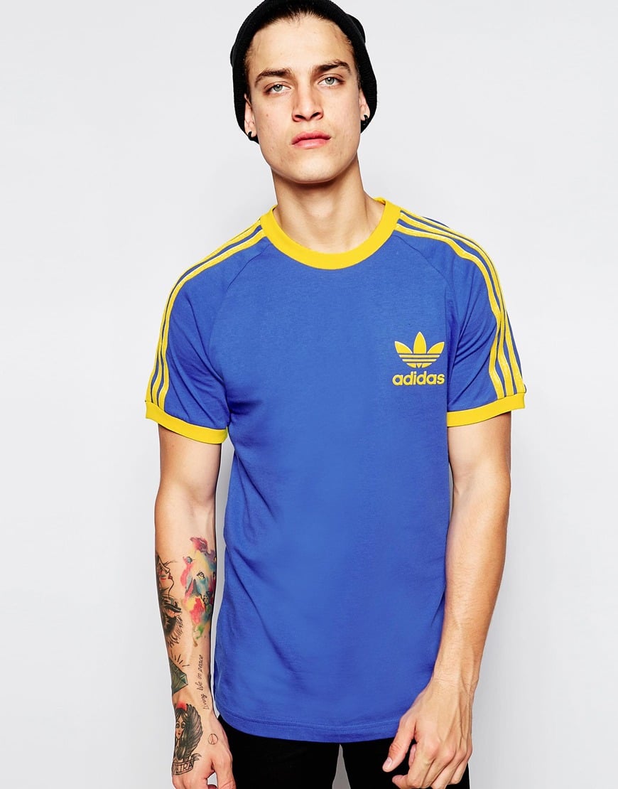 Hick Gå forud minus adidas Originals California T-shirt Ab7599 in Blue for Men | Lyst