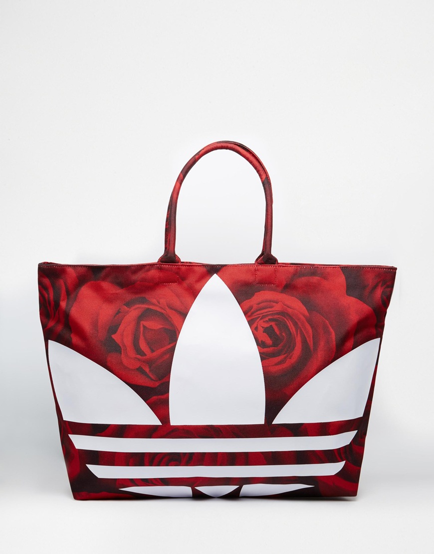 adidas Beach Shopper Bag in Red - Lyst