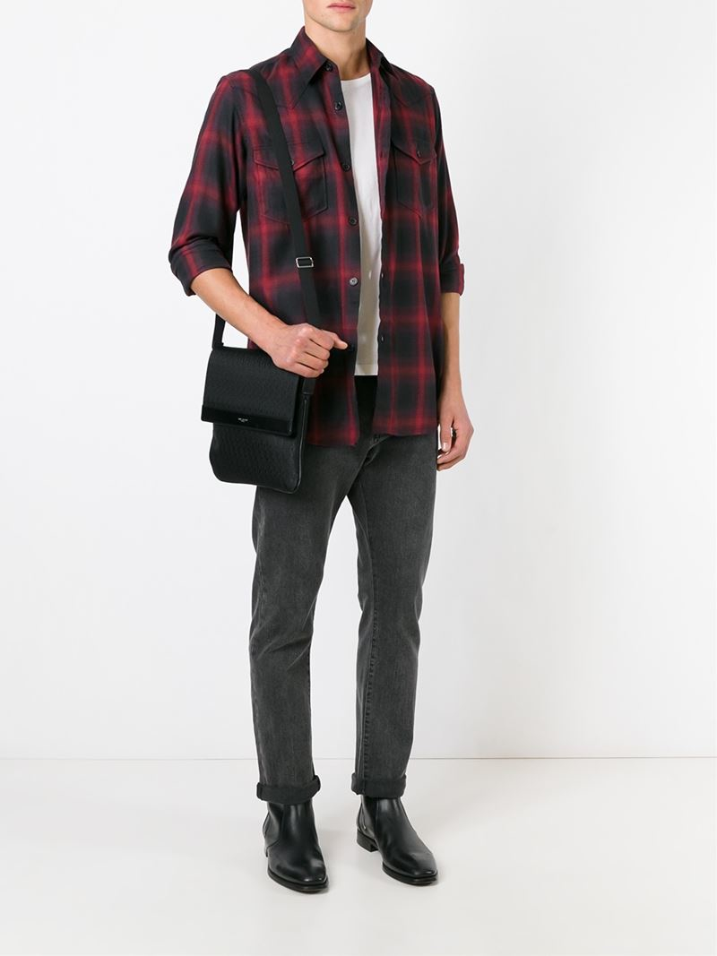 saint laurent messenger bag mens