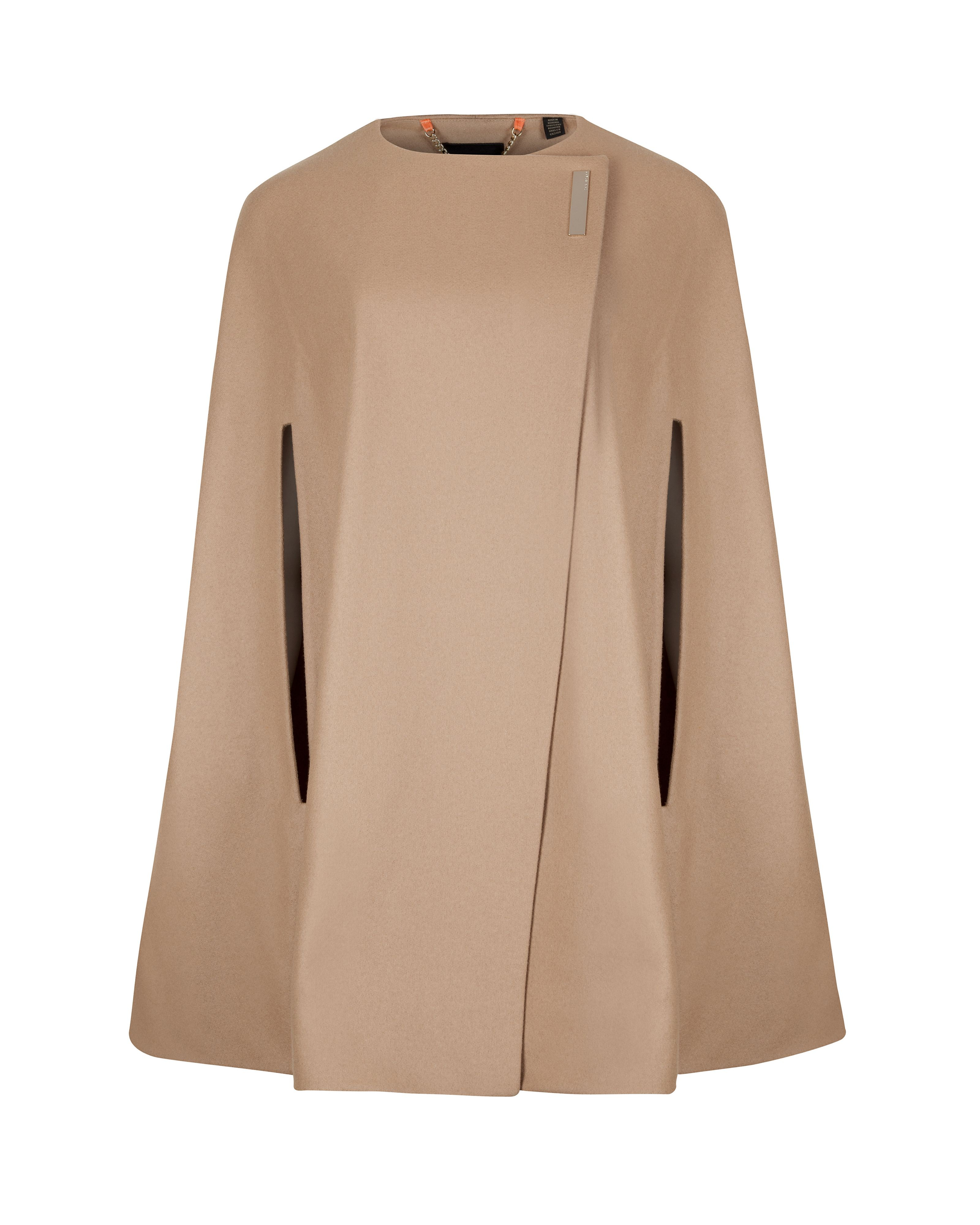 Ted baker Vickiye Wool Cape in Brown (Taupe) - Save 41% | Lyst