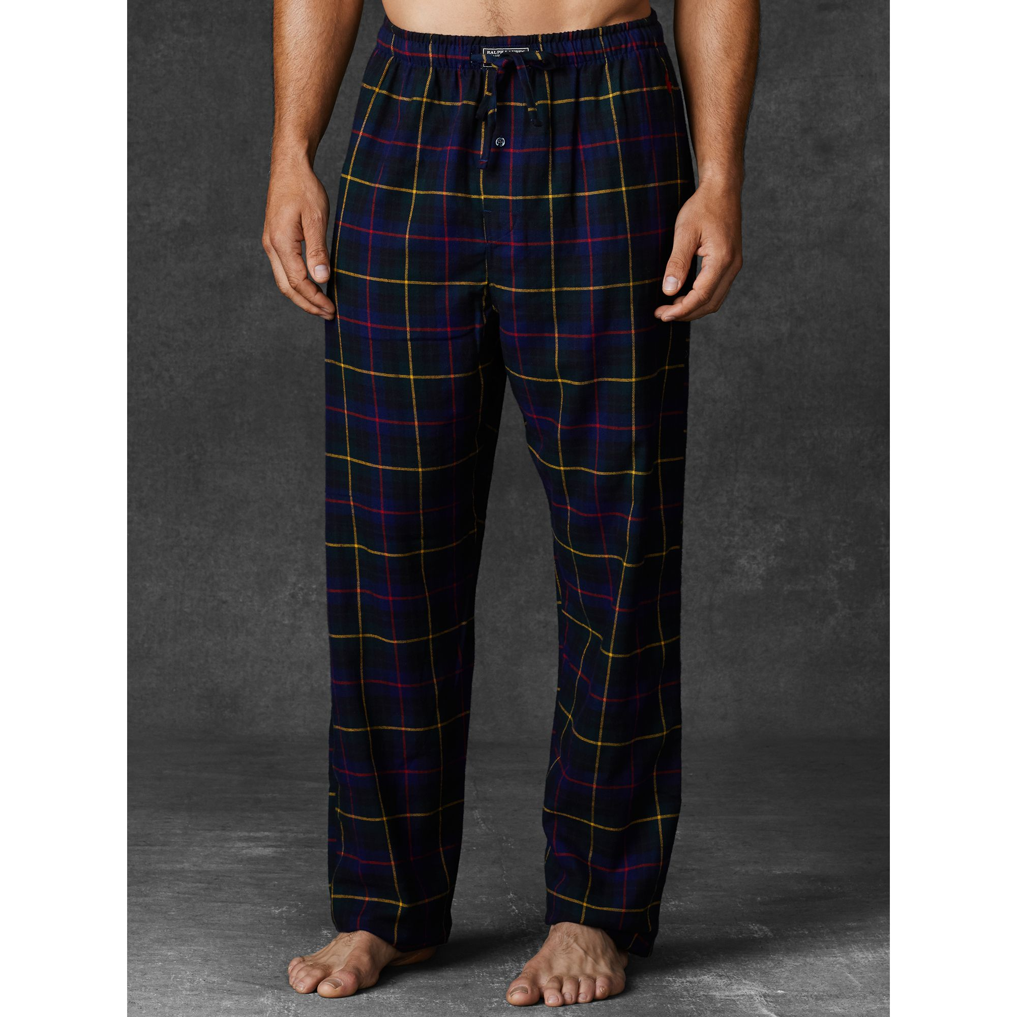 men's ralph lauren plaid pants