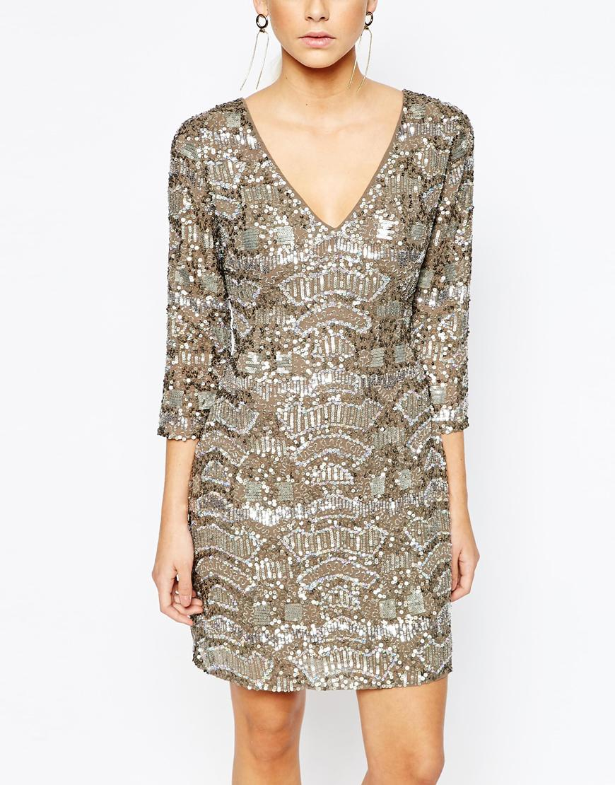 oasis embellished dress