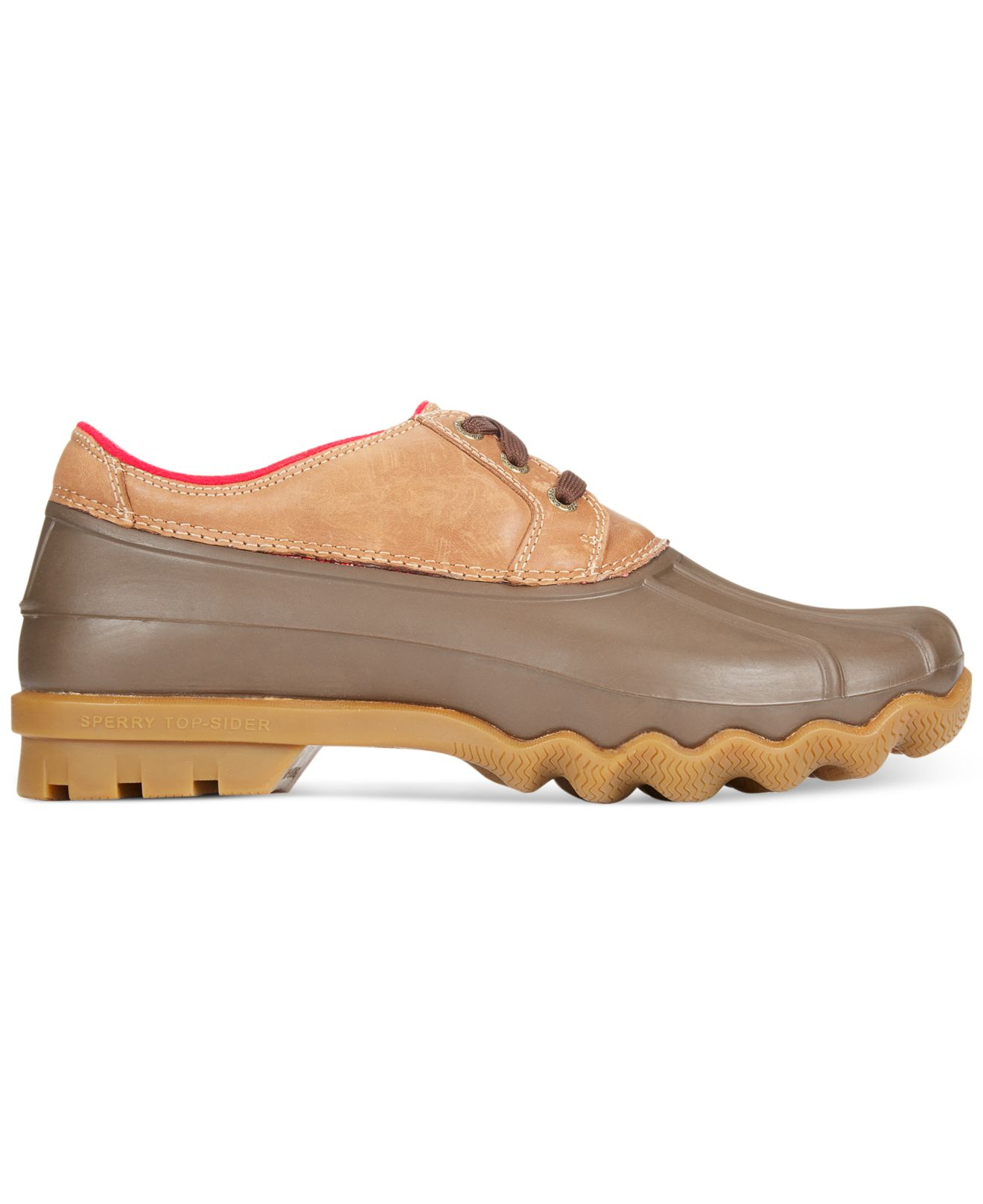 low sperry duck boots