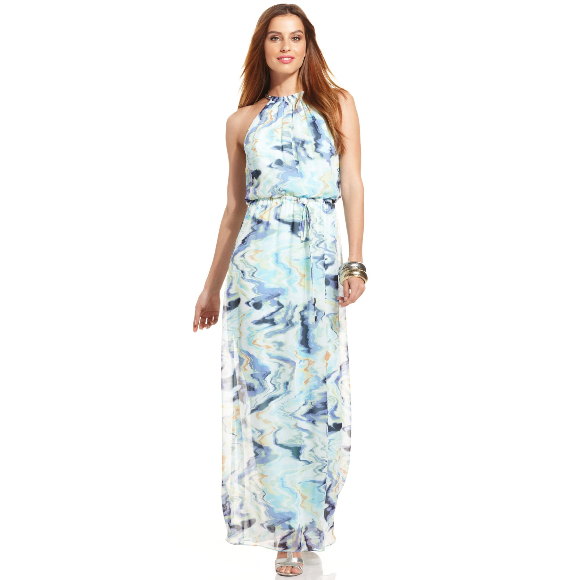 vince camuto floral maxi dress
