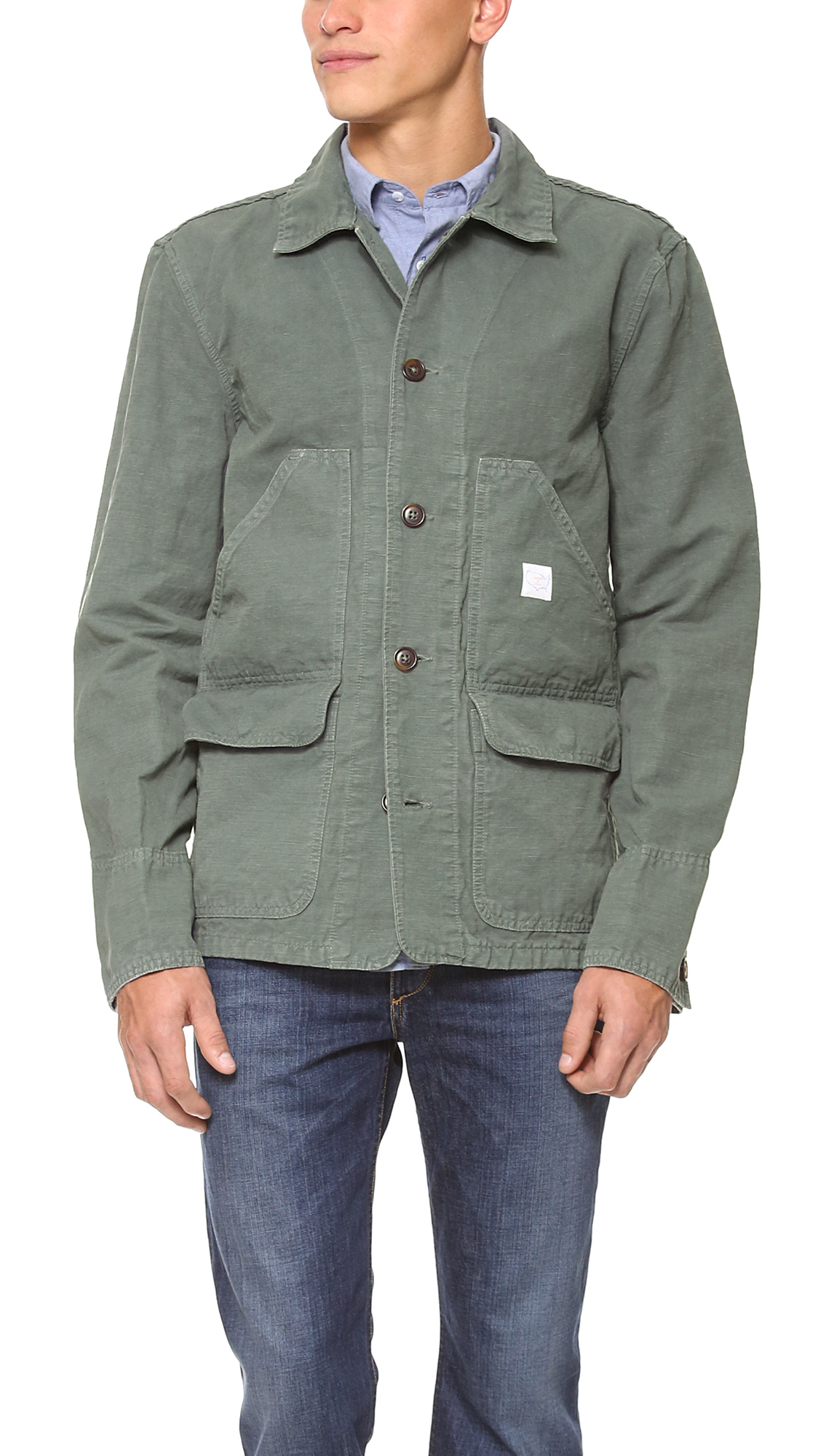 Lyst - Save Khaki Shop Jacket in Green for Men