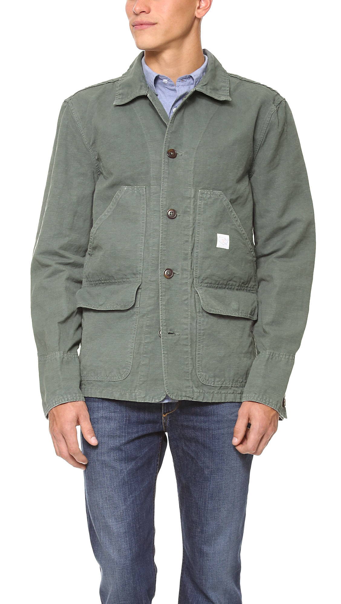 Lyst Save Khaki Shop Jacket in Green for Men