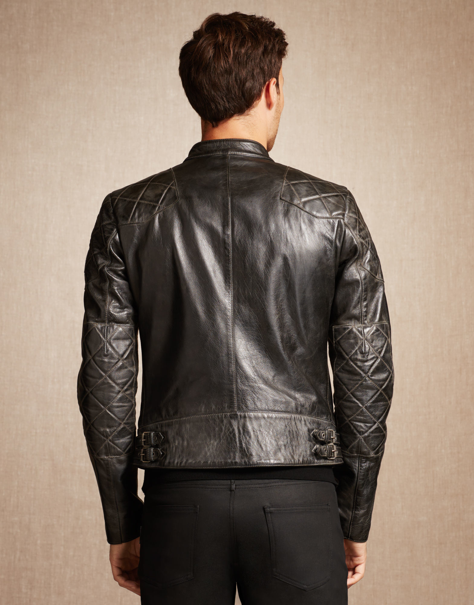 Belstaff Leather Stannard Jacket in Black for Men | Lyst UK