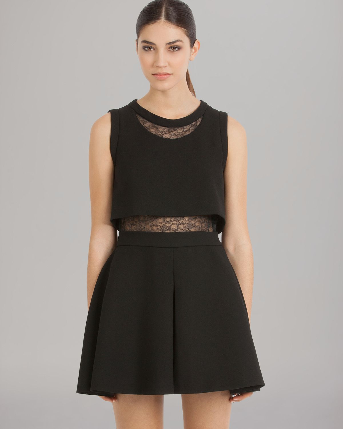 Lyst - Maje Dress Foleda in Black