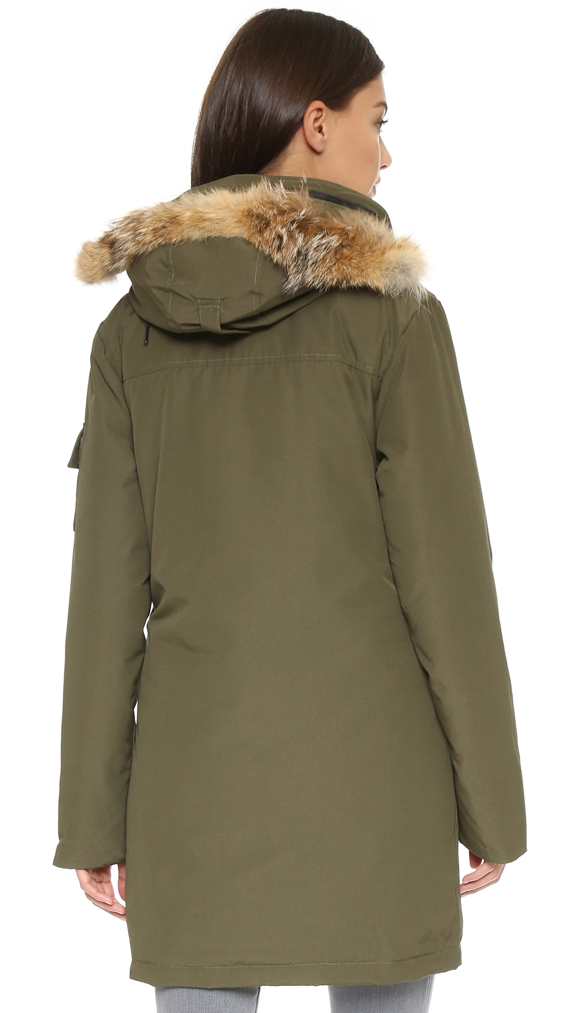 Penfield Hoosac Hooded Down Mountain Parka in Green | Lyst