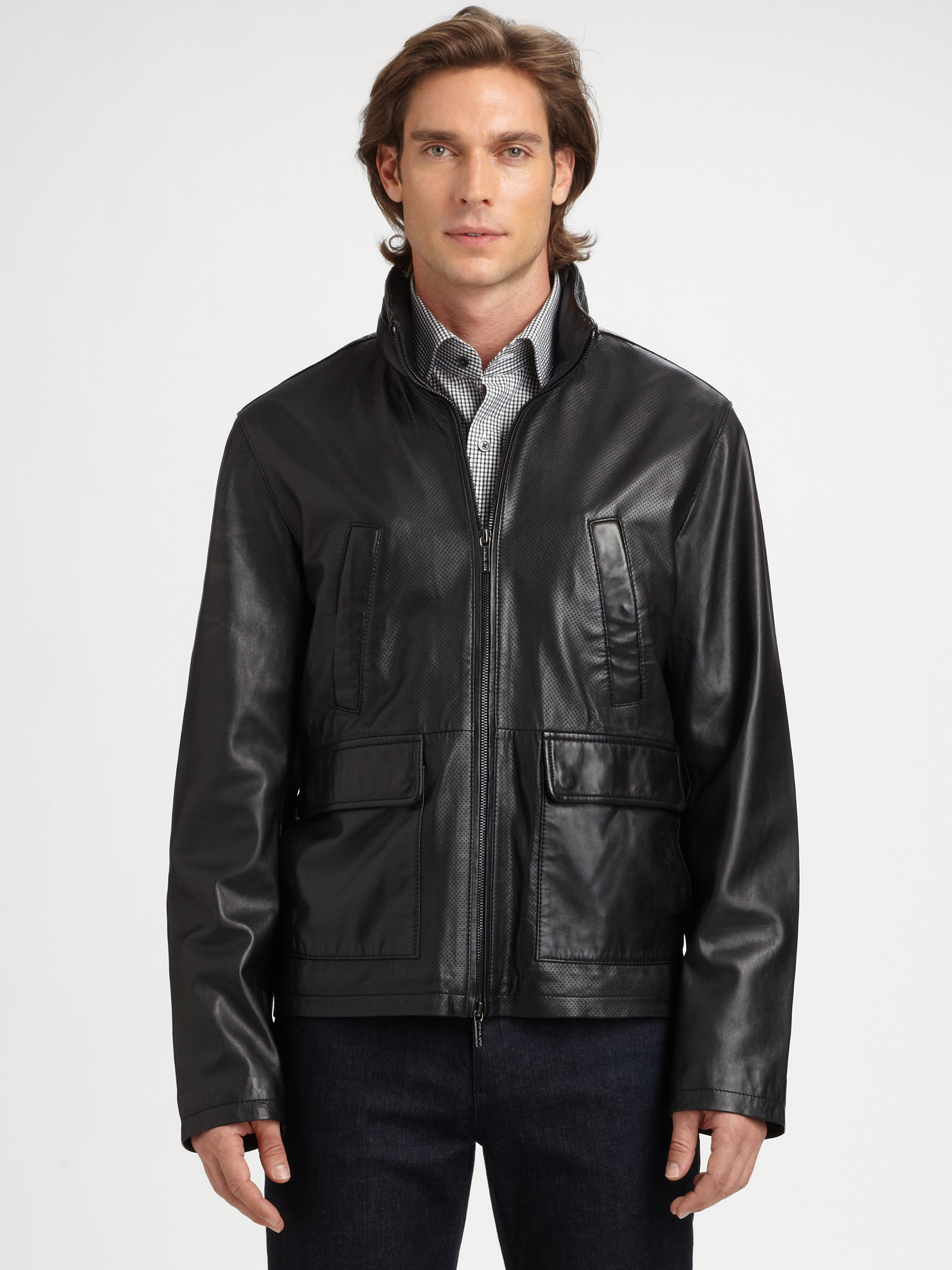 michael kors black jacket mens
