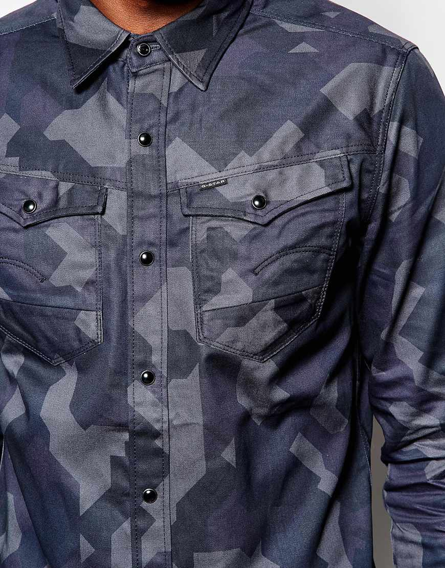 camo g star shirt