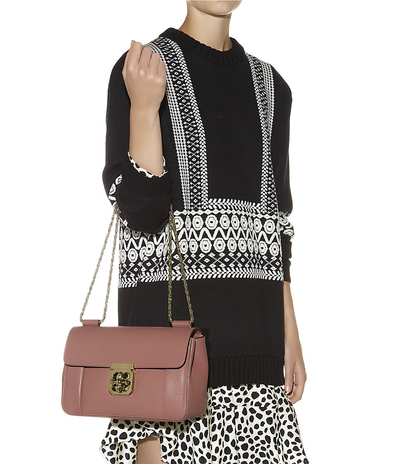 Chlo Medium Elsie Shoulder Bag in Pink | Lyst  