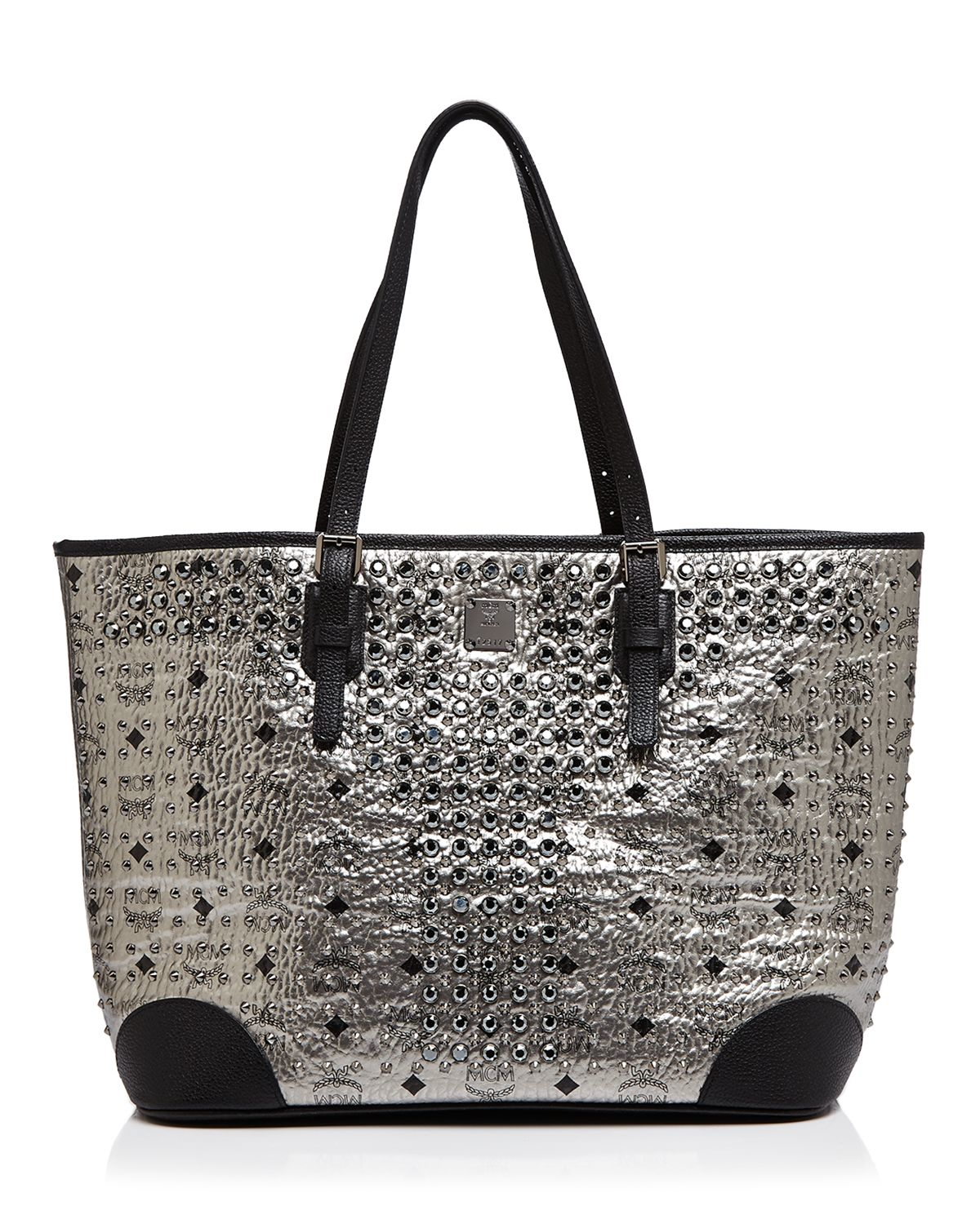 mcm metallic tote