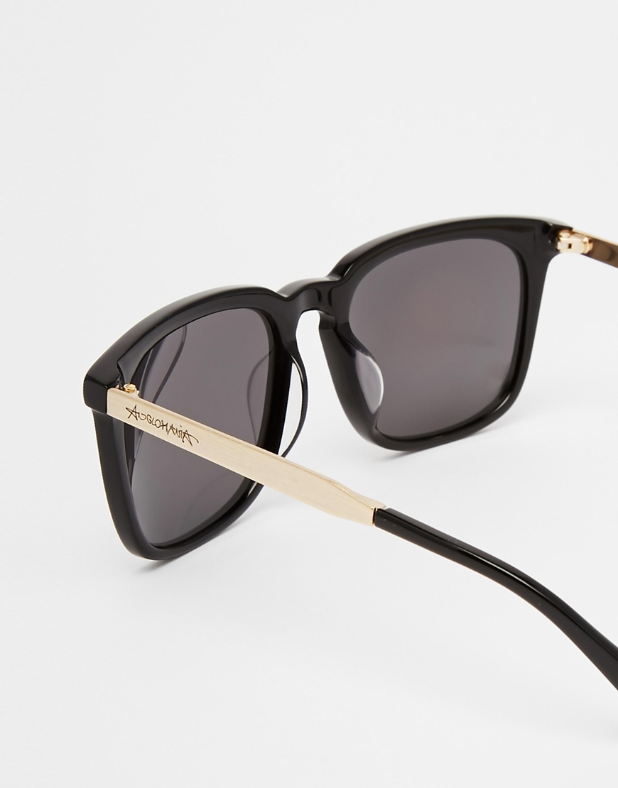 Vivienne Westwood Anglomania Sunglasses With Metal Arms in Black | Lyst