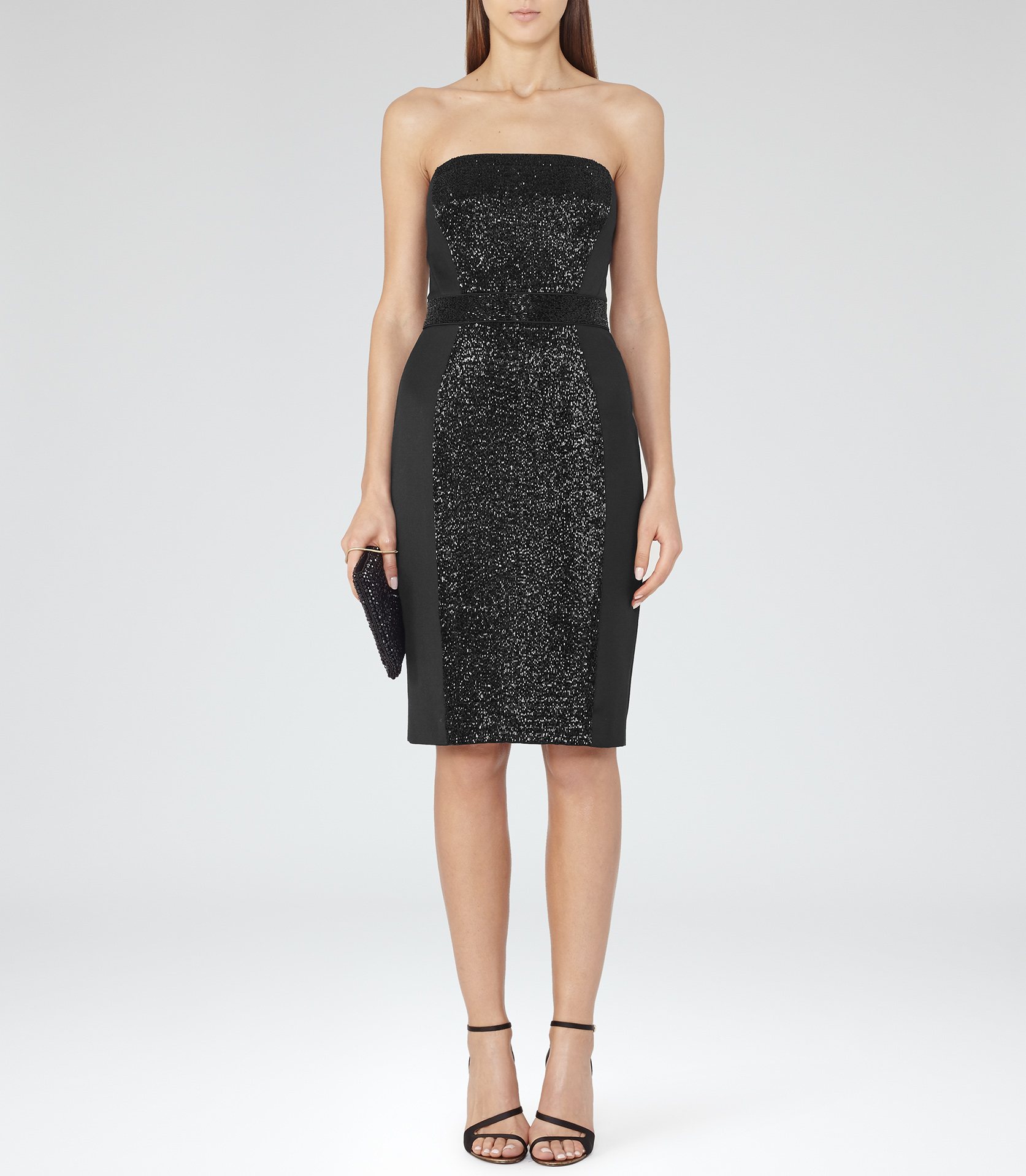 reiss strapless dress