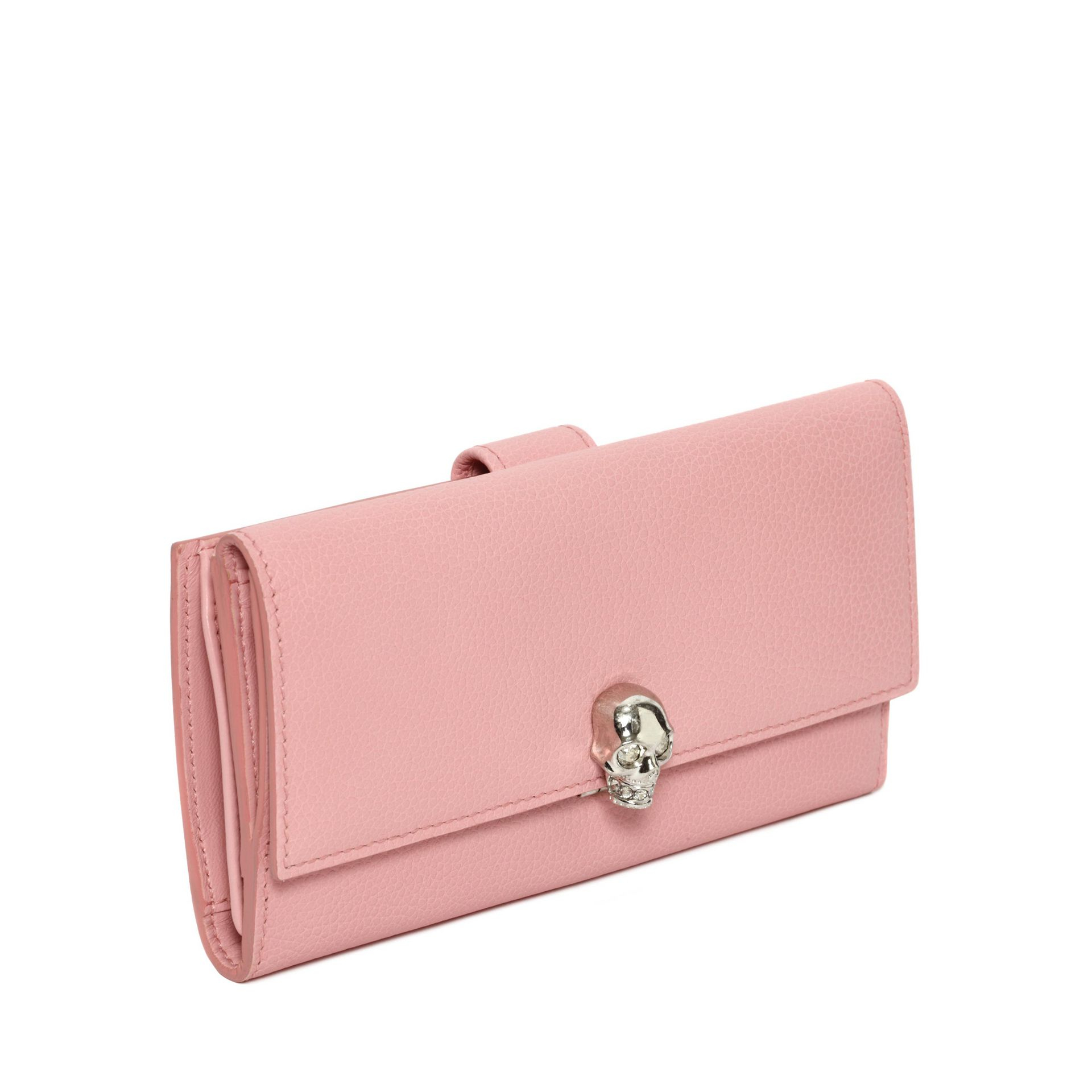 alexander mcqueen pink wallet